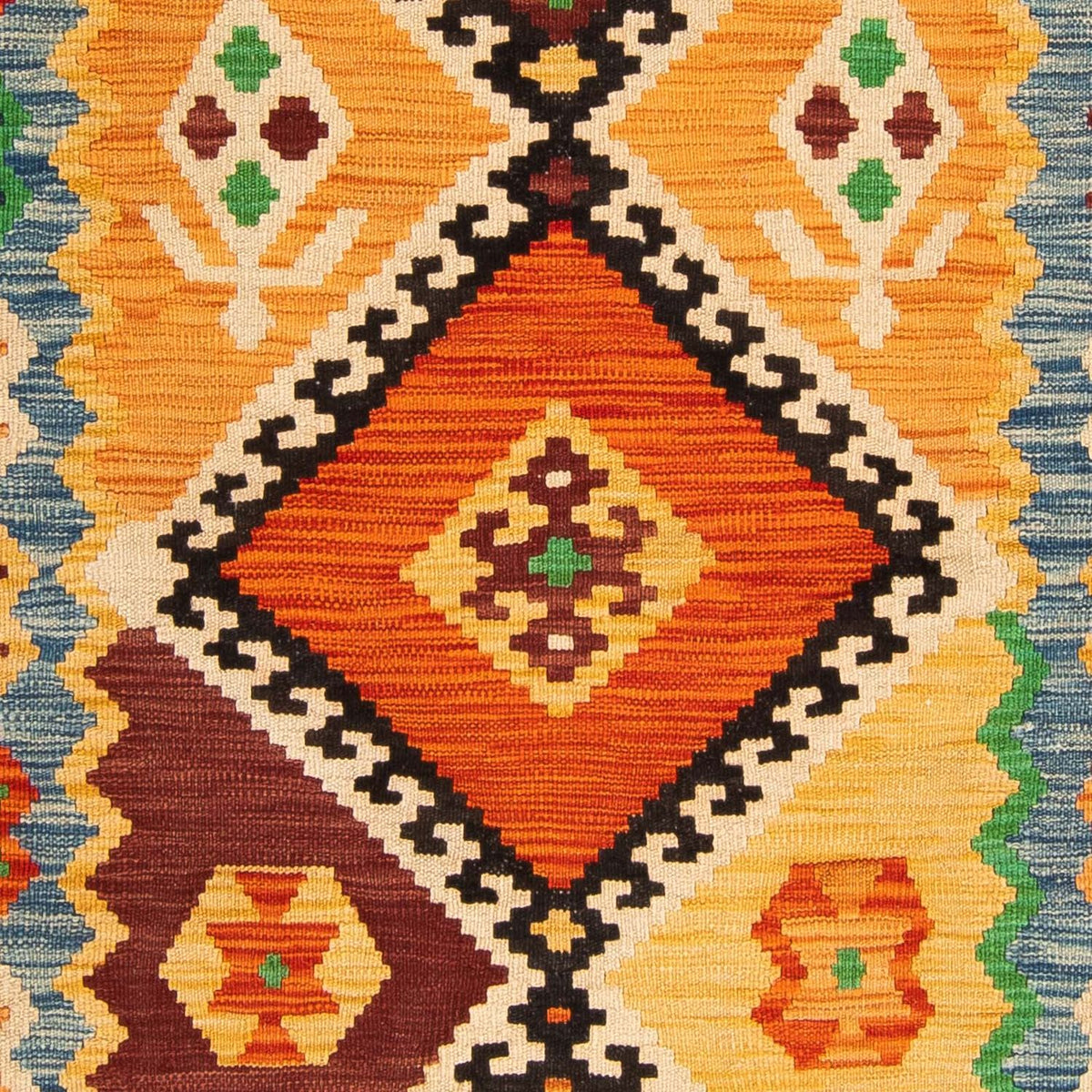 Kelim Carpet - Splash - 178 x 127 cm - flerfarvet
