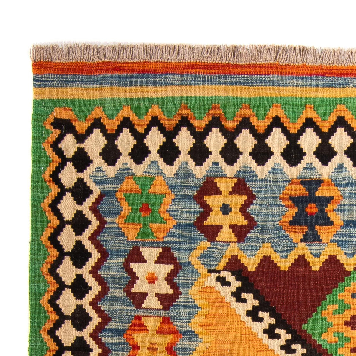 Kelim Carpet - Splash - 178 x 127 cm - flerfarvet
