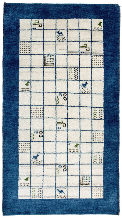 Indo Gabbeh Tæppe 92x162cm - Uldtæppe