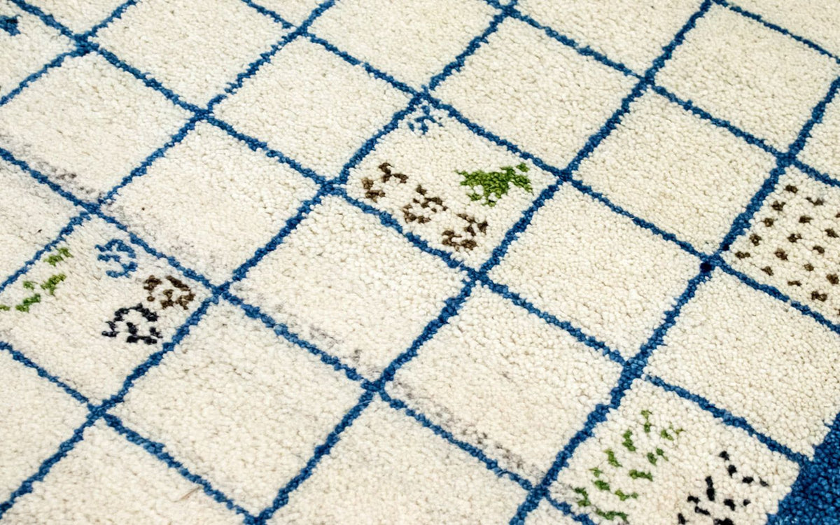 Gabbeh-tæppe - Indus - 162 x 92 cm - beige