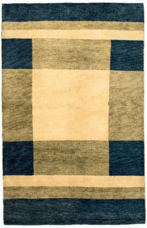 Gabbeh-tæppe - Indus - 165 x 113 cm - flerfarvet