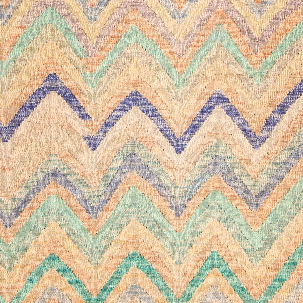 Kelim Carpet - Splash - 203 x 152 cm - flerfarvet