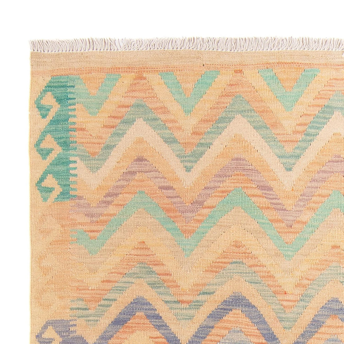 Kelim Carpet - Splash - 203 x 152 cm - flerfarvet