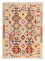 Kelim Carpet - Splash - 204 x 154 cm - flerfarvet