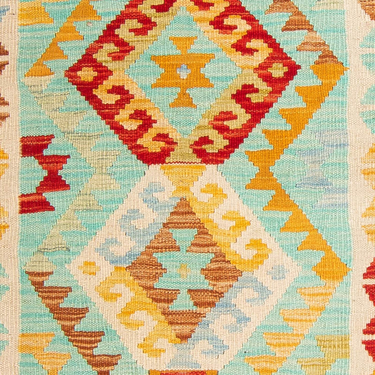 Kelim Carpet - Splash - 152 x 101 cm - flerfarvet