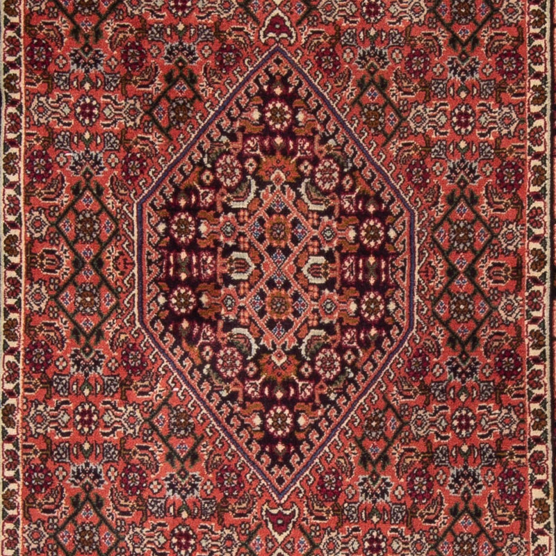 Løber Persisk tæppe - Bijar - 205 x 76 cm - mørkeblå