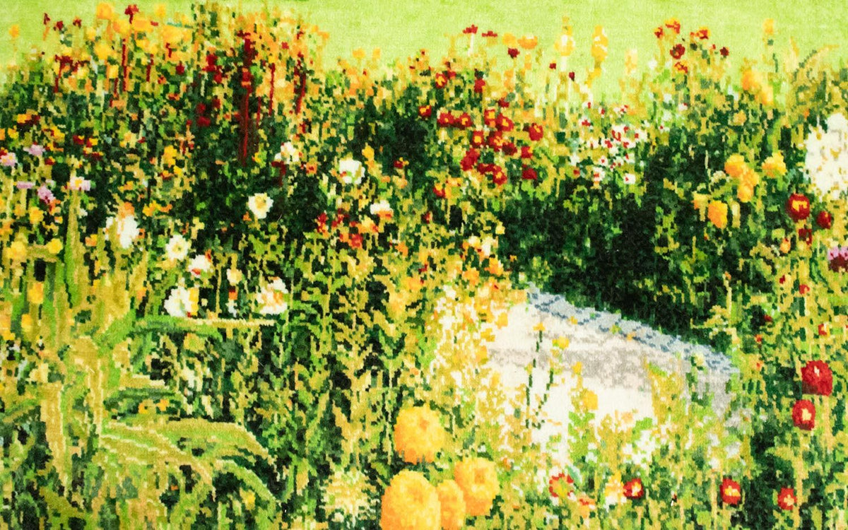 Billede tæppe firkantet - 116 x 95 cm - flerfarvet