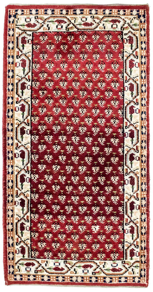Persisk tæppe - Mir - 120 x 65 cm - rød