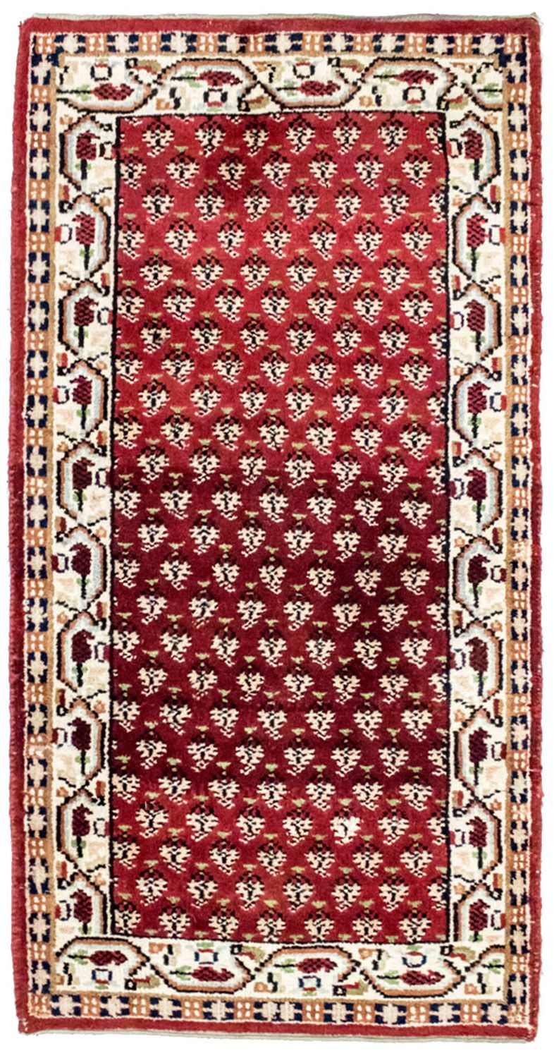 Persisk tæppe - Mir - 120 x 65 cm - rød