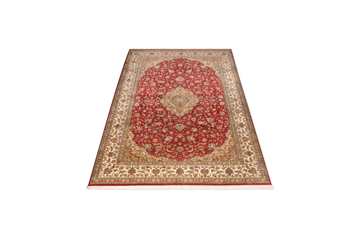 Silketæppe - Kashmir Silk - 245 x 170 cm - rød