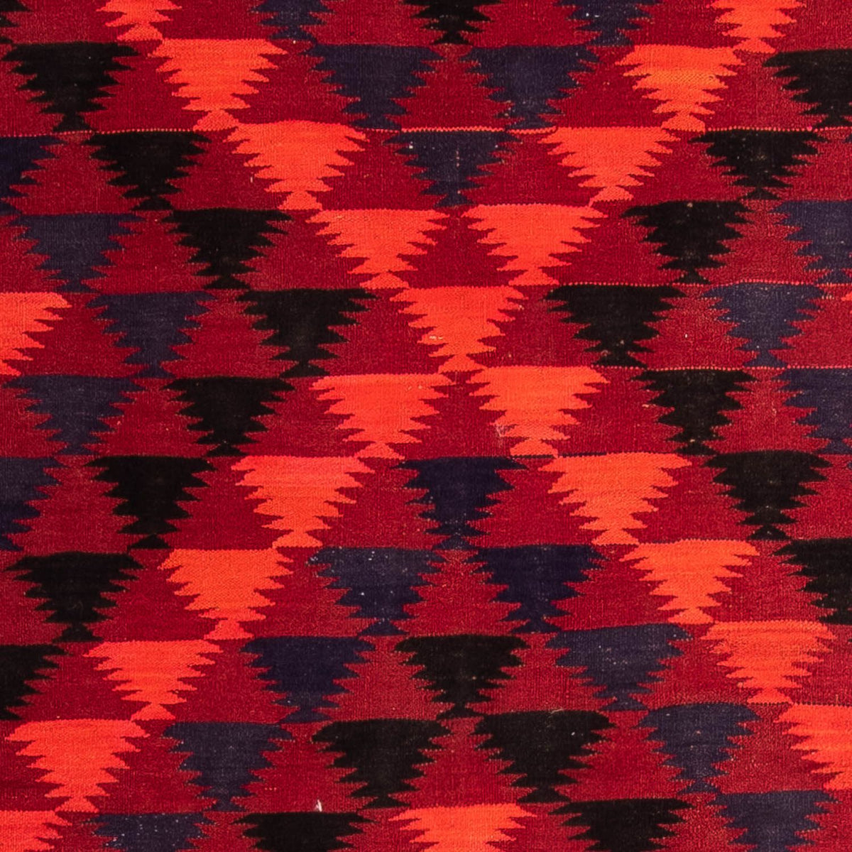 Løber Kelim-tæppe - gammelt - 280 x 145 cm - flerfarvet