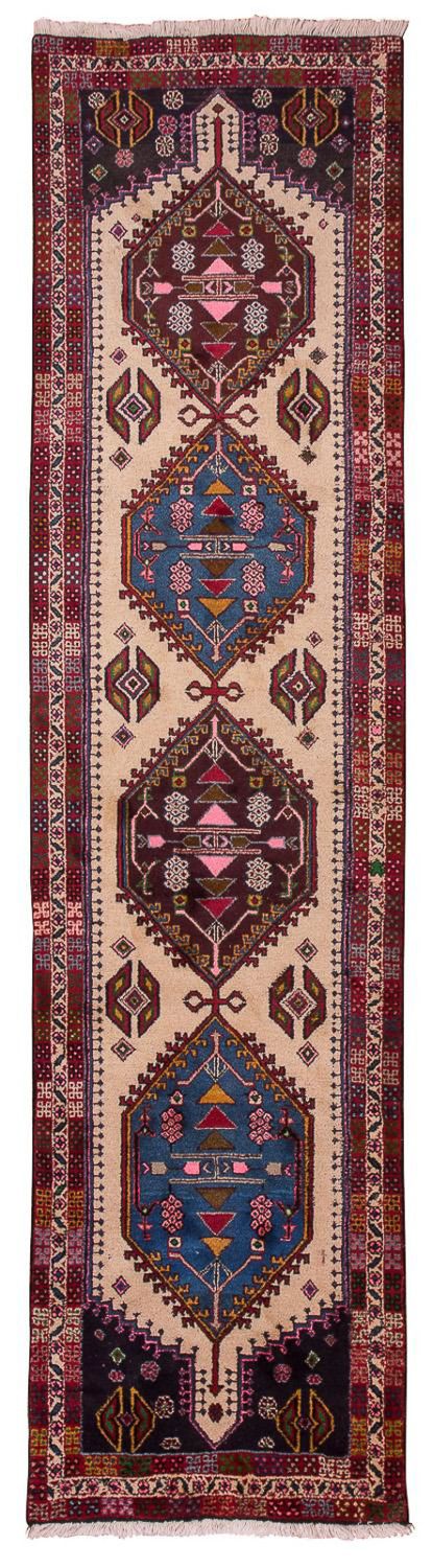 Løber Persisk tæppe - Nomadisk - 294 x 76 cm - beige