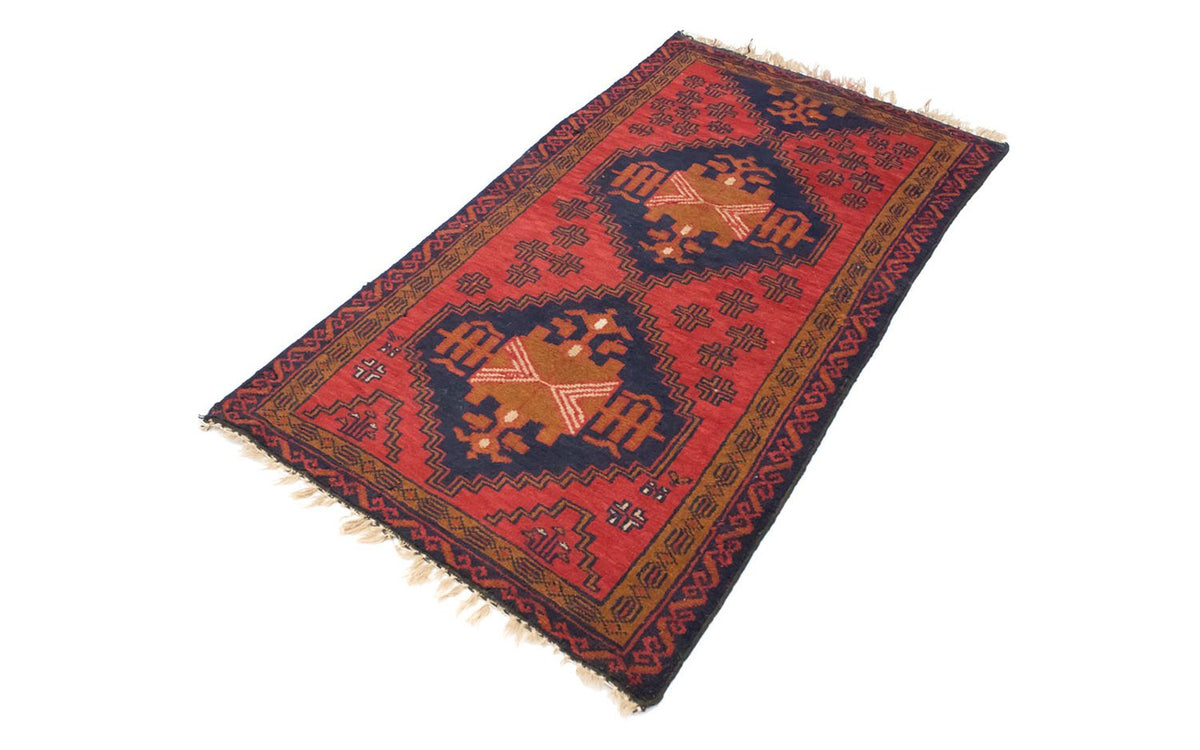 Baluch-tæppe - 129 x 74 cm - rød