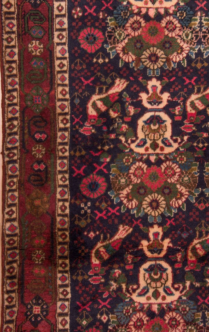 Persisk tæppe - Nomadisk - 188 x 115 cm - flerfarvet