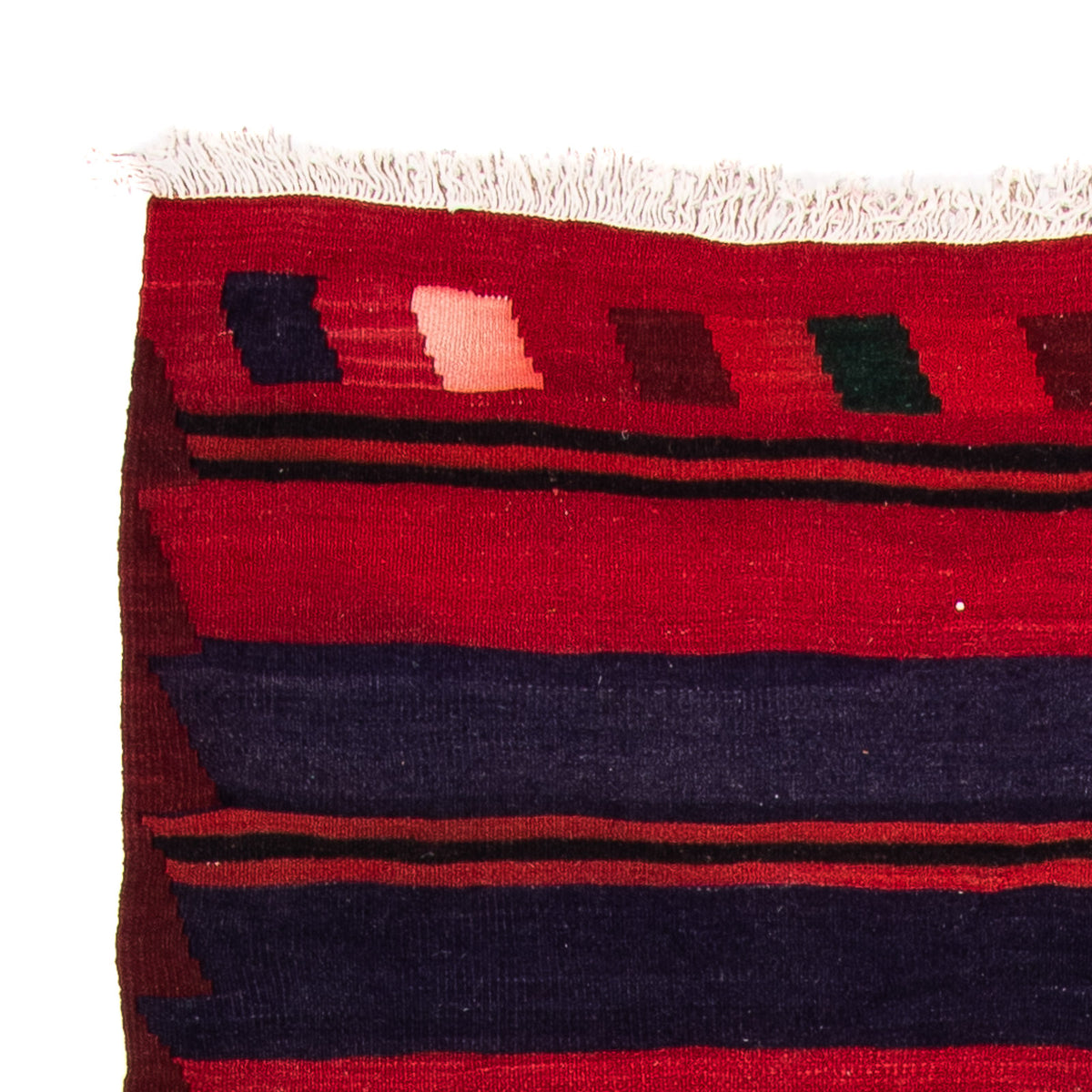 Løber Kelim-tæppe - gammelt - 315 x 155 cm - flerfarvet