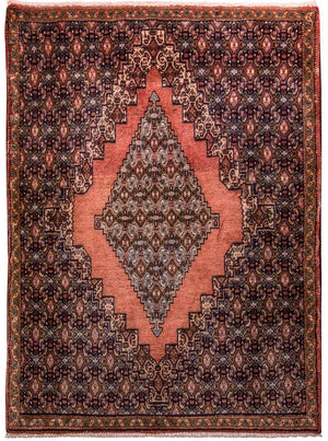 Persisk tæppe - Classic - 106 x 78 cm - blå