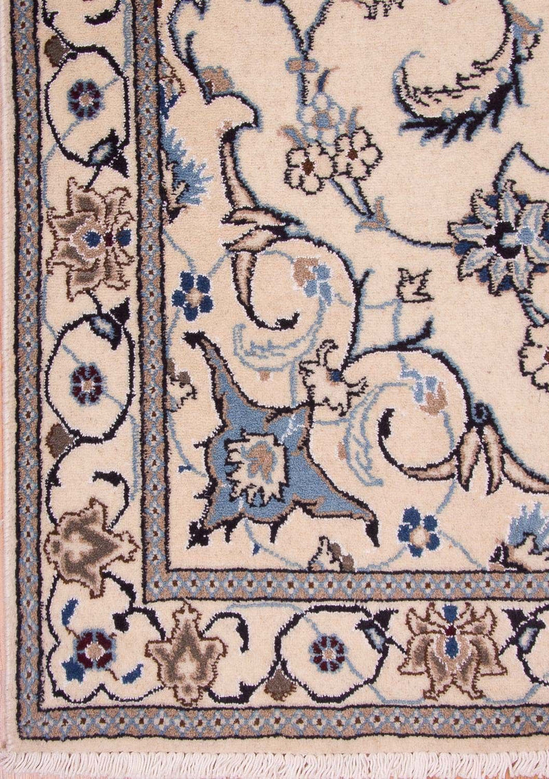 Persisk tæppe - Nain - 202 x 120 cm - beige