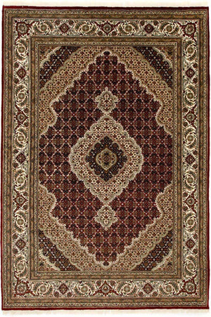 Persisk tæppe - Tabriz - 233 x 163 cm - rød