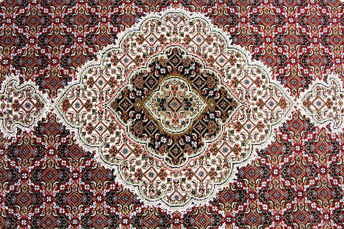 Persisk tæppe - Tabriz - 233 x 163 cm - rød