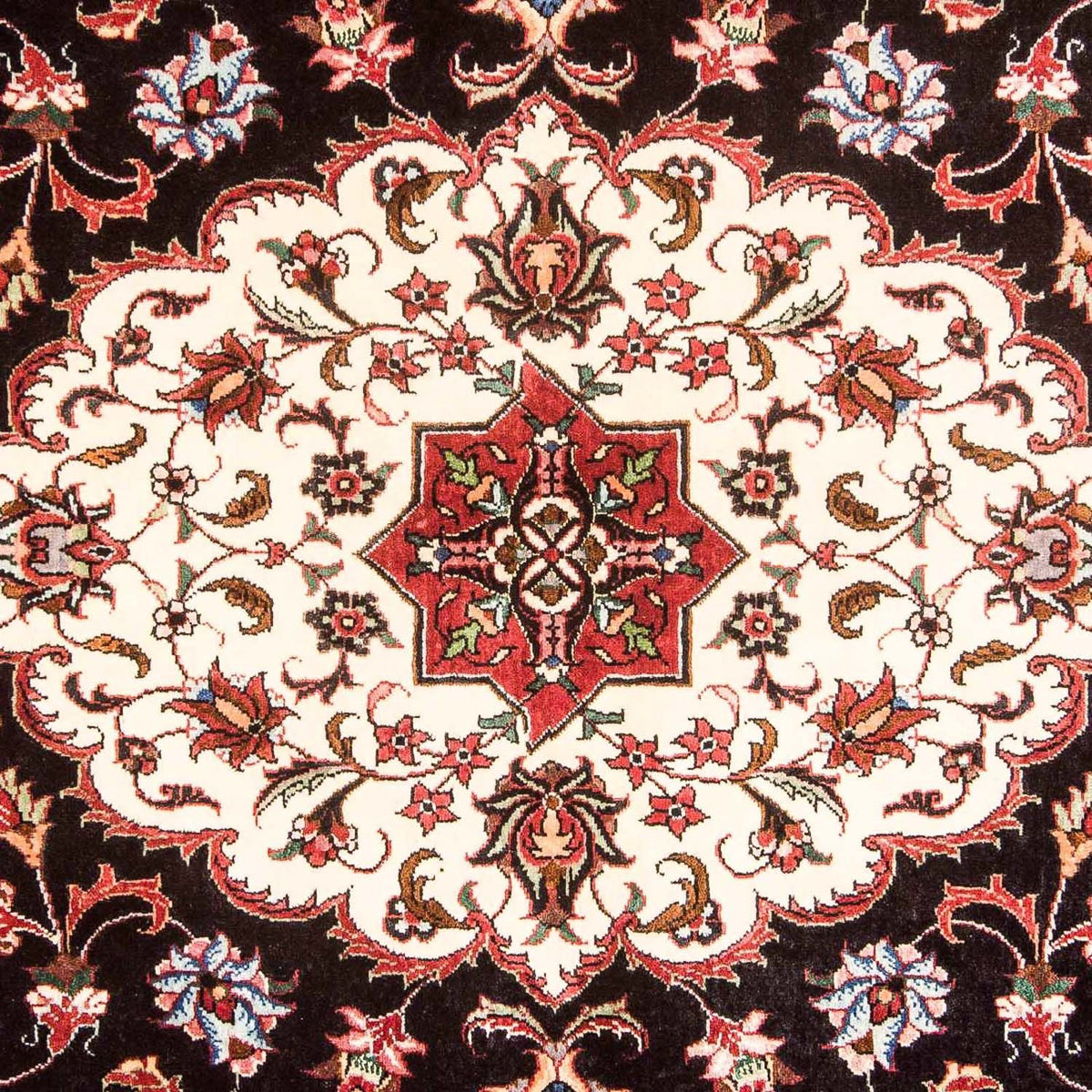 Persisk tæppe - Bijar - Royal - 213 x 128 cm - mørkeblå