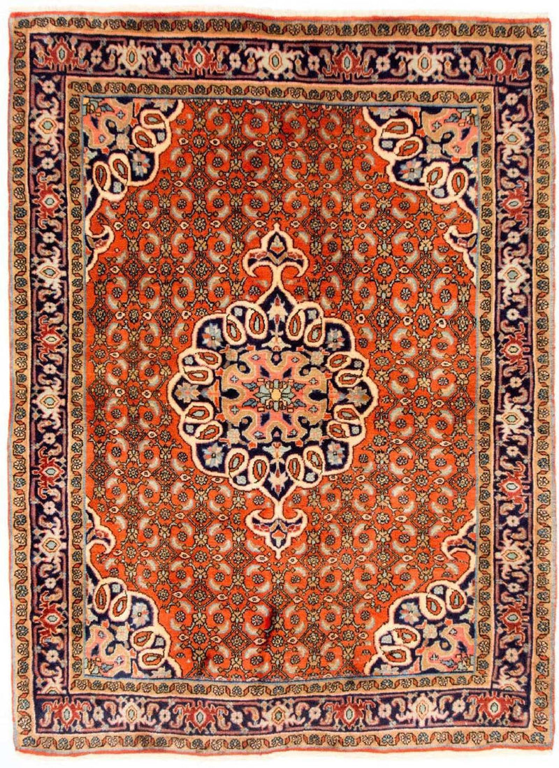 Persisk tæppe - Bijar - 165 x 120 cm - orange