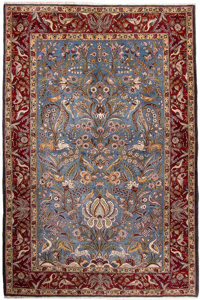 Qom Tæppe 137x207cm - Persisk tæppe