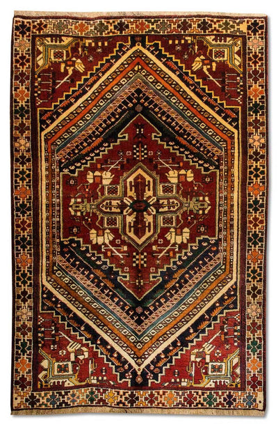 Qashqai Tæppe 125x212cm - Persisk tæppe