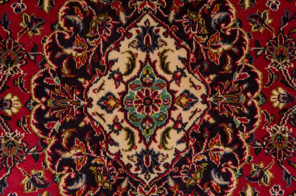 Persisk tæppe - Keshan - 216 x 141 cm - rød