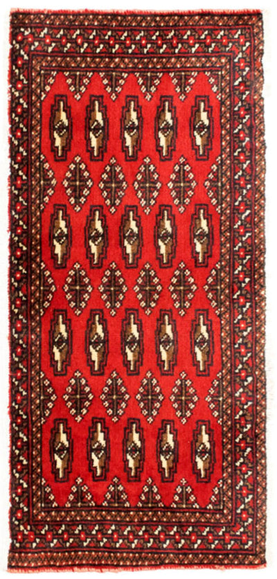 Turkaman-tæppe 50x100cm - Persisk tæppe