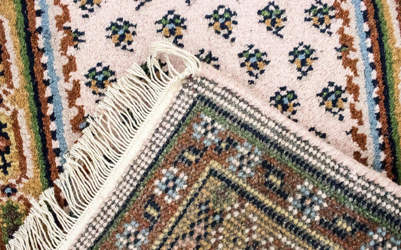 Uldtæppe - 137 x 74 cm - beige