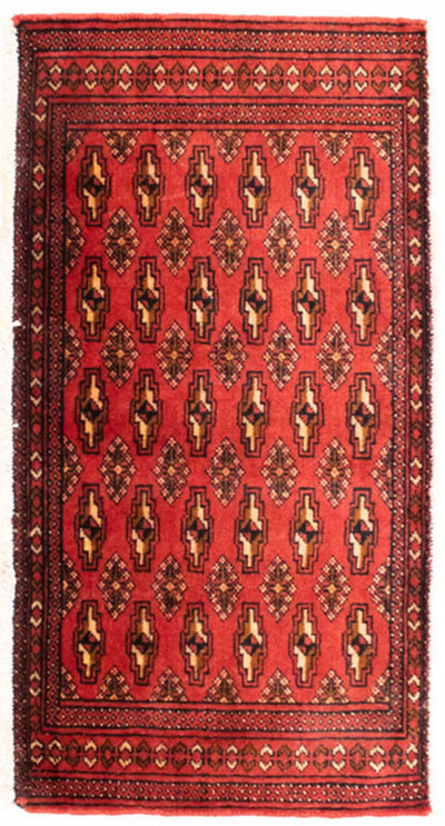 Turkaman-tæppe 50x100cm - Persisk tæppe