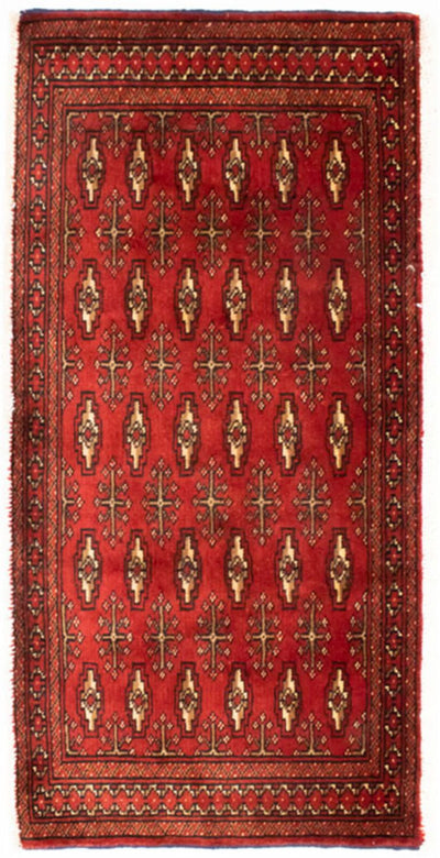 Turkaman-tæppe 50x100cm - Persisk tæppe