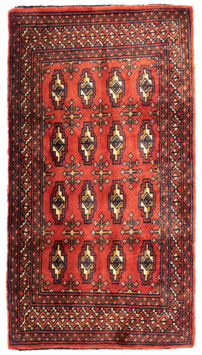 Turkaman-tæppe 50x100cm - Persisk tæppe