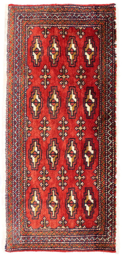 Turkaman-tæppe 50x100cm - Persisk tæppe