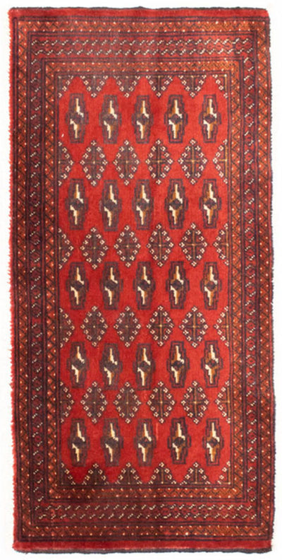 Turkaman-tæppe 50x100cm - Persisk tæppe
