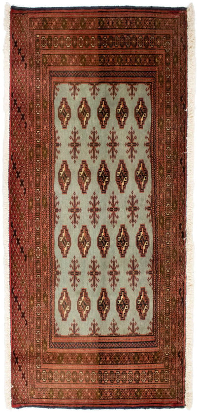 Turkaman-tæppe 50x100cm - Persisk tæppe