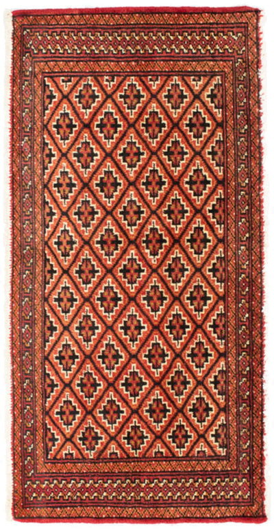 Turkaman-tæppe 50x100cm - Persisk tæppe