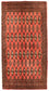 Løber Turkaman-tæppe - 100 x 50 cm - rust