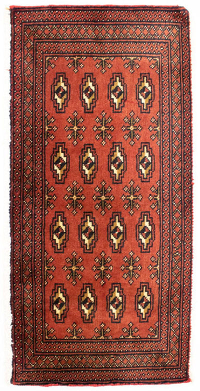 Turkaman-tæppe 50x100cm - Persisk tæppe