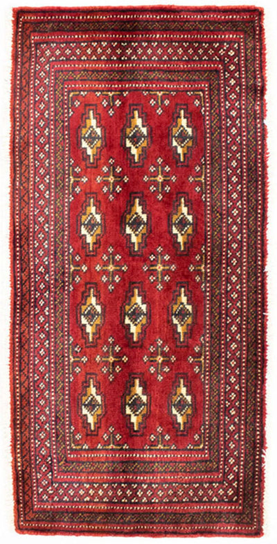 Turkaman-tæppe 50x100cm - Persisk tæppe