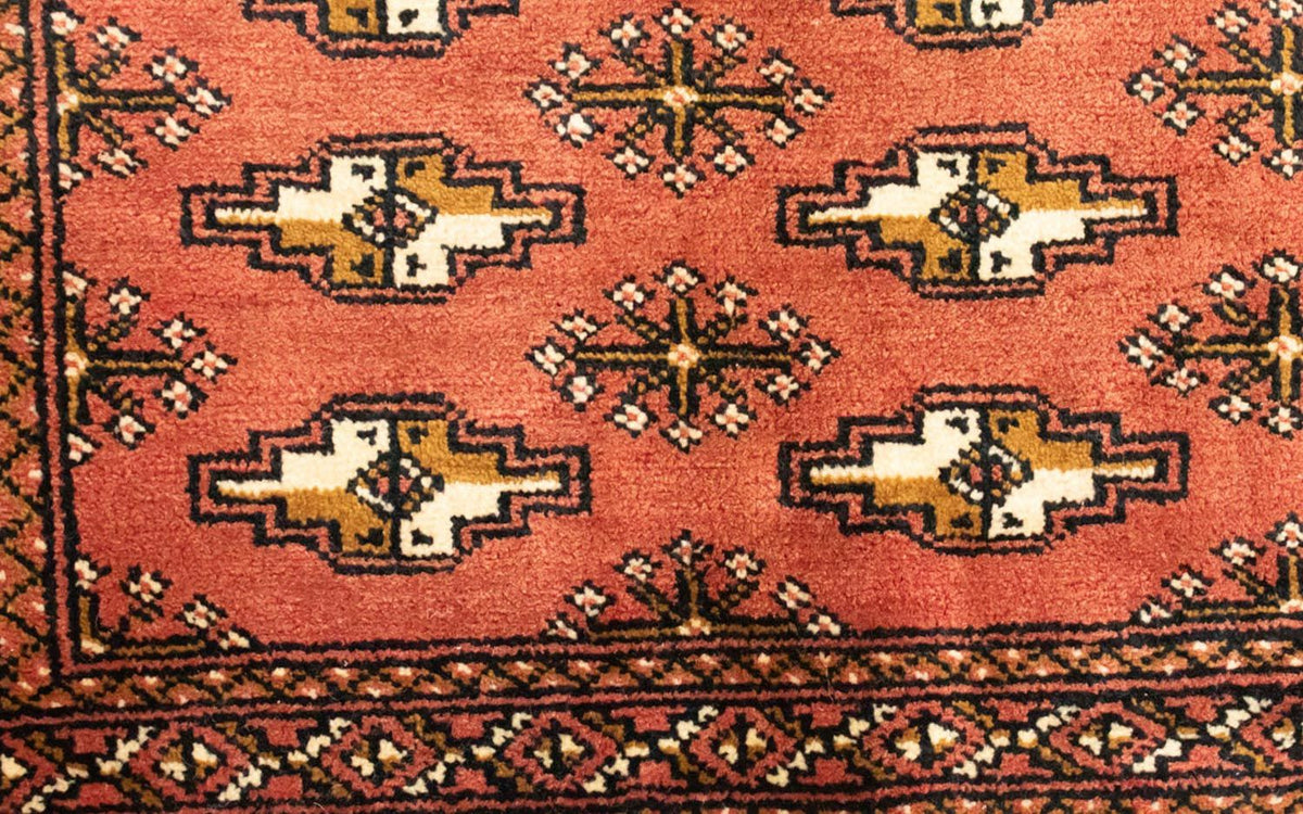 Turkaman-tæppe - 130 x 60 cm - rust