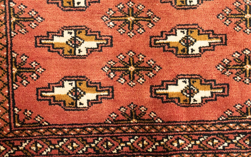Turkaman-tæppe - 130 x 60 cm - rust