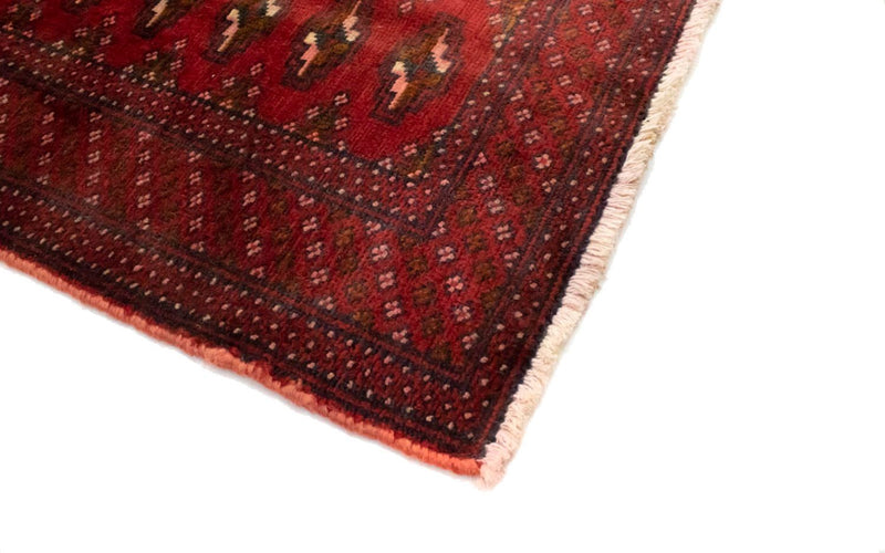 Turkaman-tæppe - 130 x 60 cm - rød