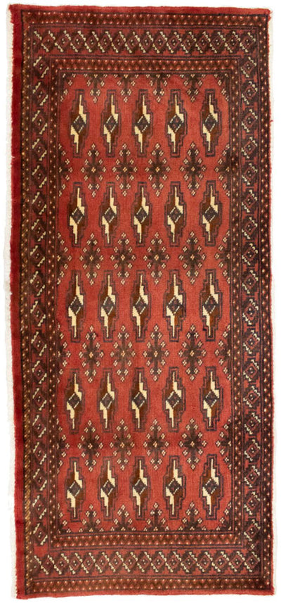Turkaman-tæppe 60x130cm - Persisk tæppe