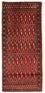 Turkaman-tæppe - 130 x 60 cm - rød