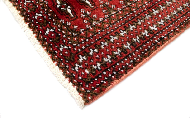 Turkaman-tæppe - 130 x 60 cm - rød