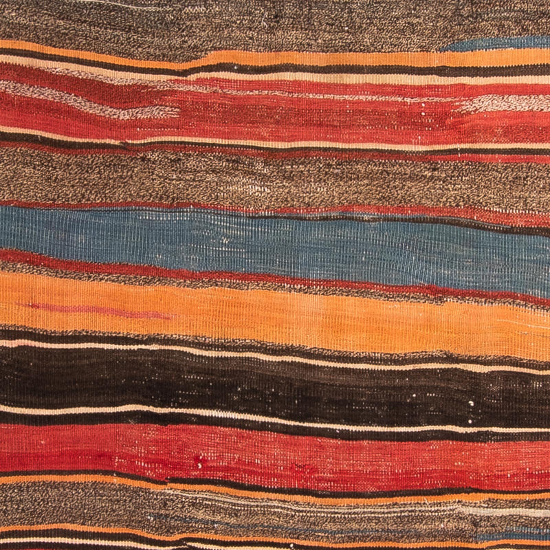 Løber Kelim-tæppe - gammelt - 330 x 135 cm - flerfarvet