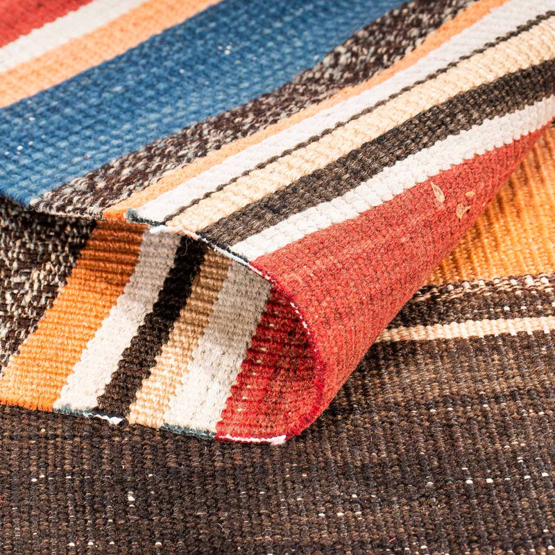 Løber Kelim-tæppe - gammelt - 330 x 135 cm - flerfarvet