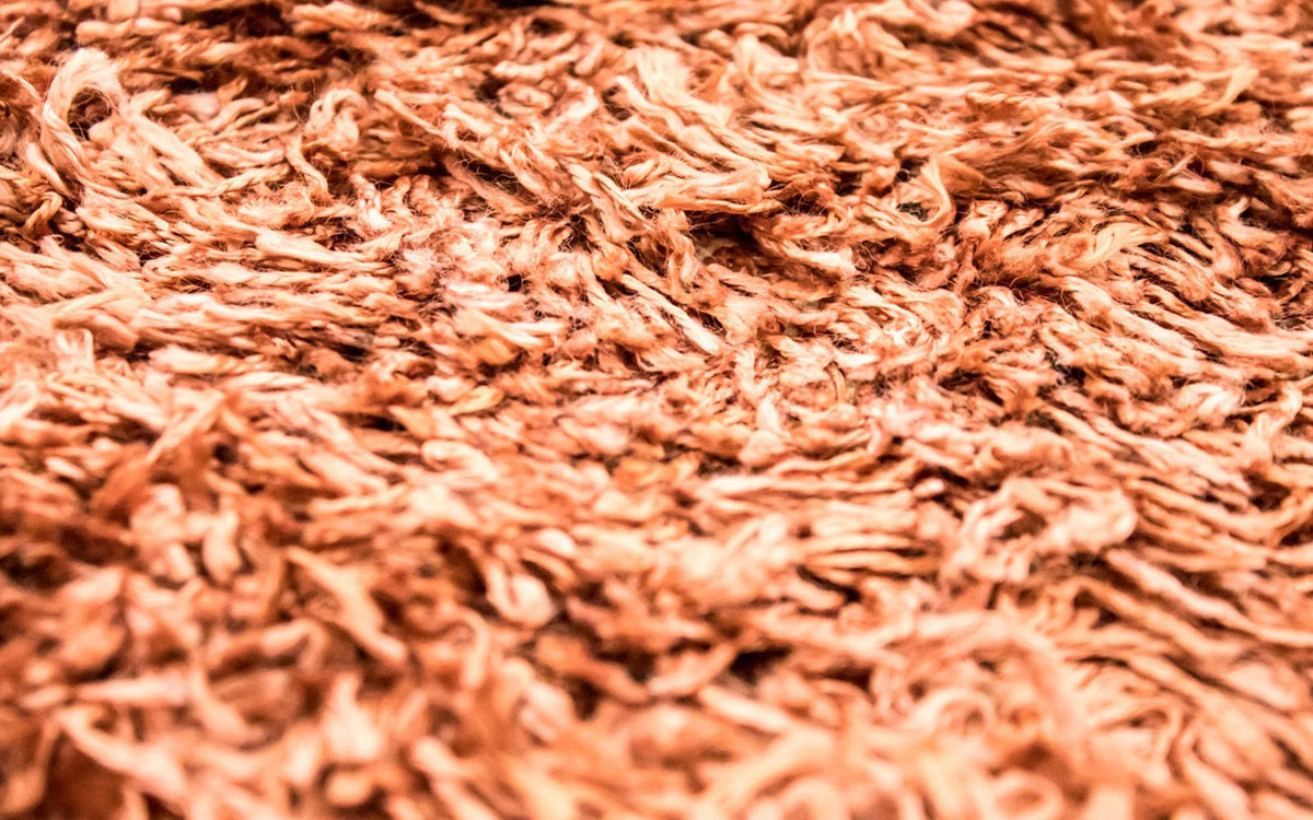 Tæppe med høj pæl - 332 x 178 cm - orange