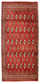 Turkaman-tæppe - 130 x 60 cm - rust